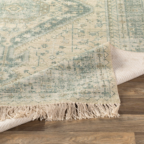 Surya Zainab Zai-2303 Sage, Dark Green, Lime, White Rugs.