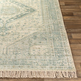 Surya Zainab Zai-2303 Sage, Dark Green, Lime, White Rugs.