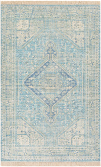 Surya Zainab Zai-2304 Sky Blue, Navy, Sage, Lime Area Rug