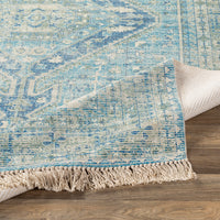 Surya Zainab Zai-2304 Sky Blue, Navy, Sage, Lime Area Rug