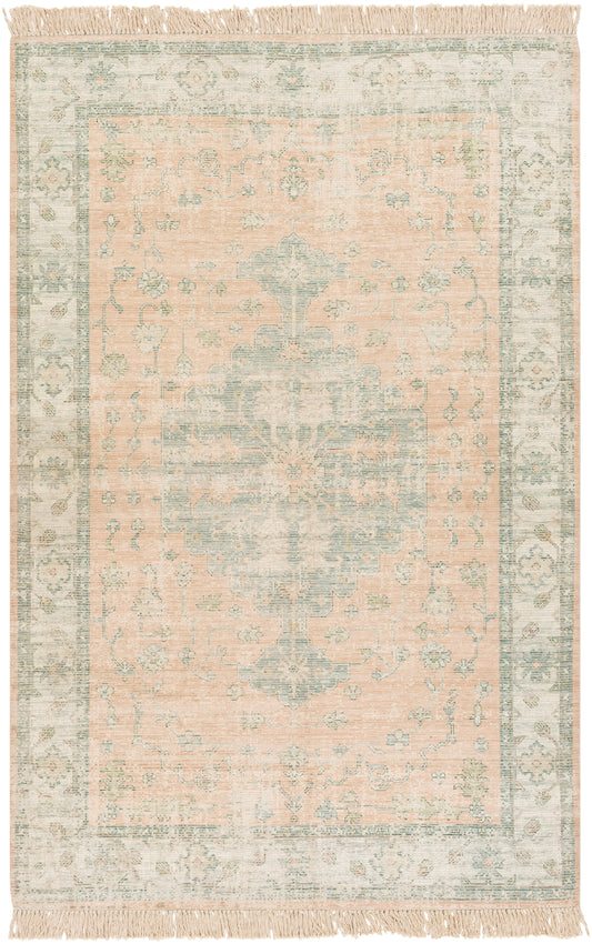 Surya Zainab Zai-2305 Camel, Cream, Sage, Dark Green Area Rug