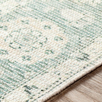 Surya Zainab Zai-2306 Sage, Dark Green, Lime, White Area Rug