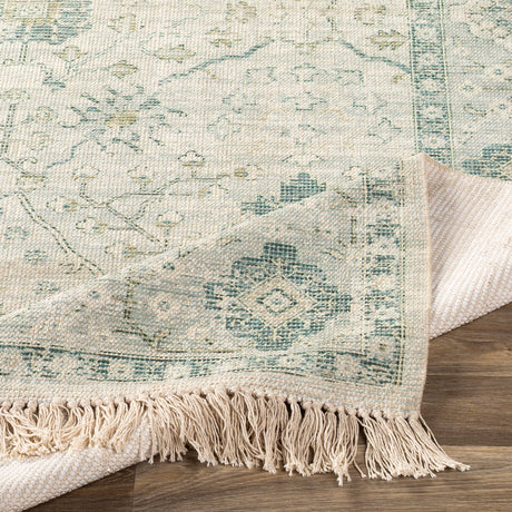 Surya Zainab Zai-2308 Sage, Dark Green, Lime, White Rugs.