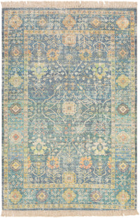 Surya Zainab Zai-2309 Navy, Lime, Aqua, Sky Blue Area Rug