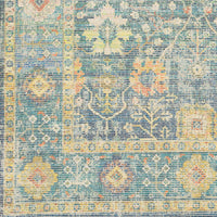 Surya Zainab Zai-2309 Navy, Lime, Aqua, Sky Blue Area Rug