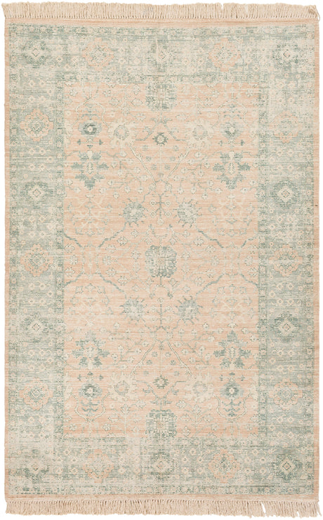 Surya Zainab Zai-2310 Camel, Cream, Sage, Dark Green Rugs.