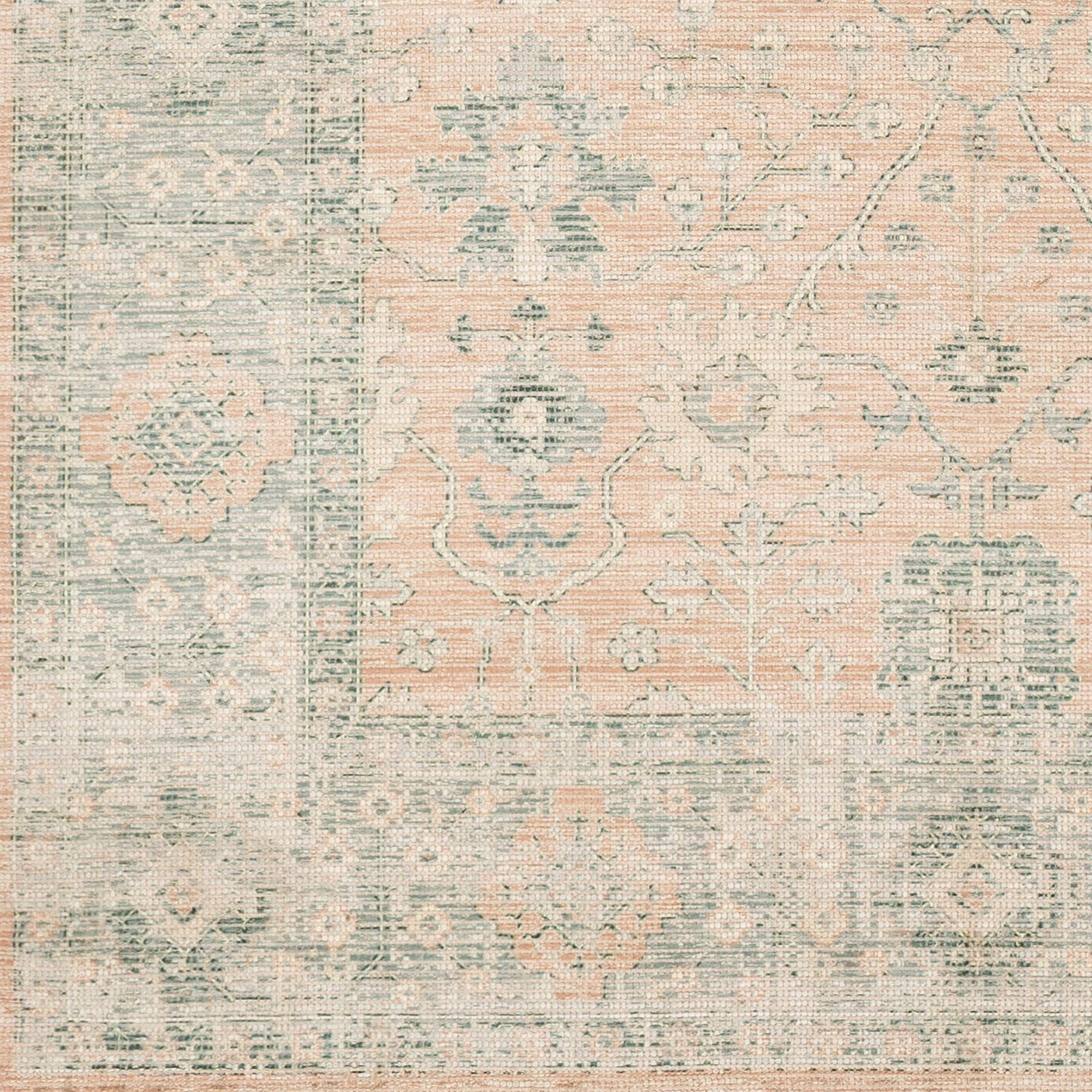 Surya Zainab Zai-2310 Camel, Cream, Sage, Dark Green Area Rug