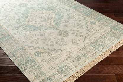 Surya Zainab Zai-2311 Sage, Dark Green, Lime, White Area Rug