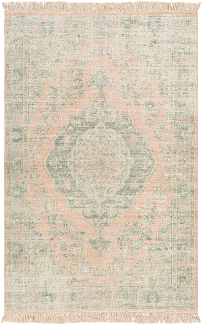 Surya Zainab Zai-2313 Sage, Dark Green, Lime, Camel Area Rug