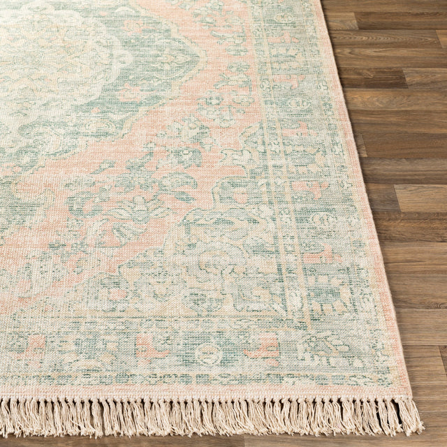 Surya Zainab Zai-2313 Sage, Dark Green, Lime, Camel Rugs.