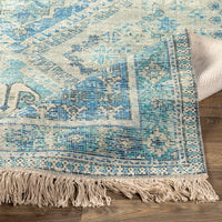 Surya Zainab Zai-2314 Sky Blue, Navy, Sage, Lime Area Rug