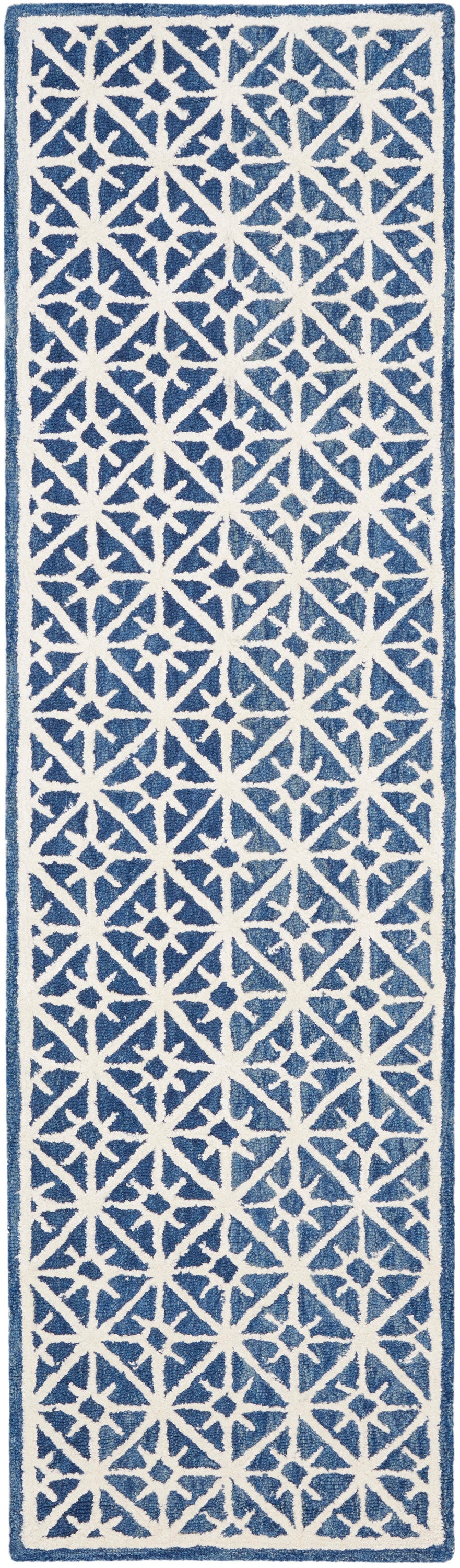 Nourison Nicole Curtis Series 2 Sr201 Blue Area Rug