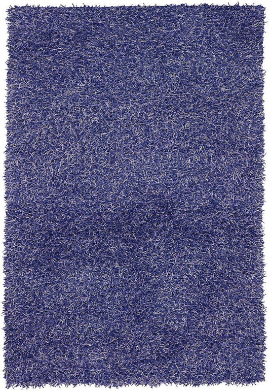 Chandra Zara zar14500 Blue Shag Area Rug