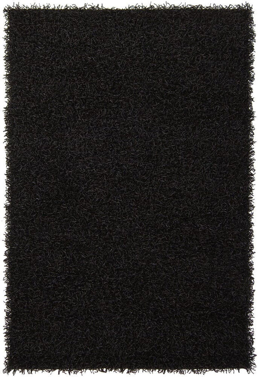 Chandra Zara zar14503 Black Shag Area Rug