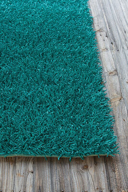 Chandra Zara Zar14507 Blue Shag Area Rug