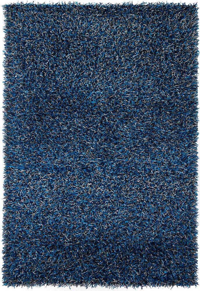 Chandra Zara Zar14512 Navy / Blue / Grey Shag Area Rug