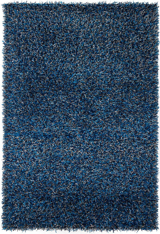 Chandra Zara Zar14512 Navy / Blue / Grey Shag Area Rug