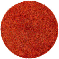 Chandra Zara zar14524 Orange Shag Area Rug