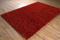 Chandra Zara zar14524 Orange Shag Area Rug