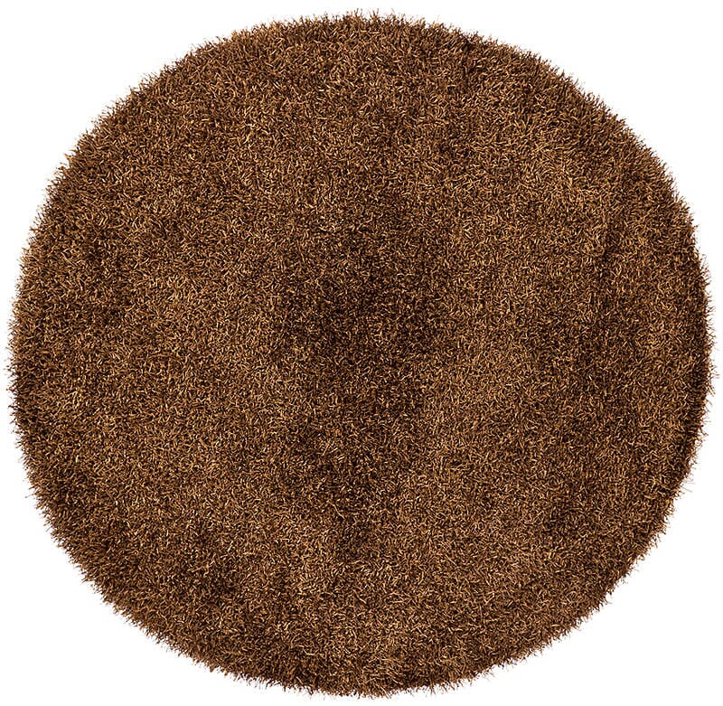 Chandra Zara Zar14538 Dark Brown Shag Area Rug