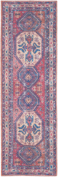 Nourison Nicole Curtis Series 1 Sr105 Red/Navy Area Rug