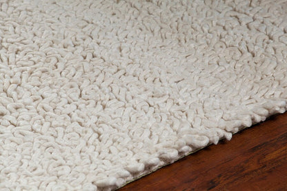 Chandra Zeal zea20600 White Shag Area Rug