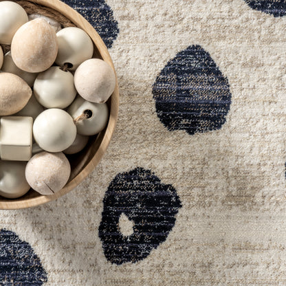 Nuloom Jeri Polka Dot Nje1544A Beige Area Rug