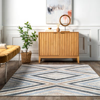 AreaRugs.com Wavaj Nwa1262A Blue Area Rug