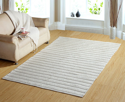 Dynamic Zest 40808 Ivory Striped Area Rug