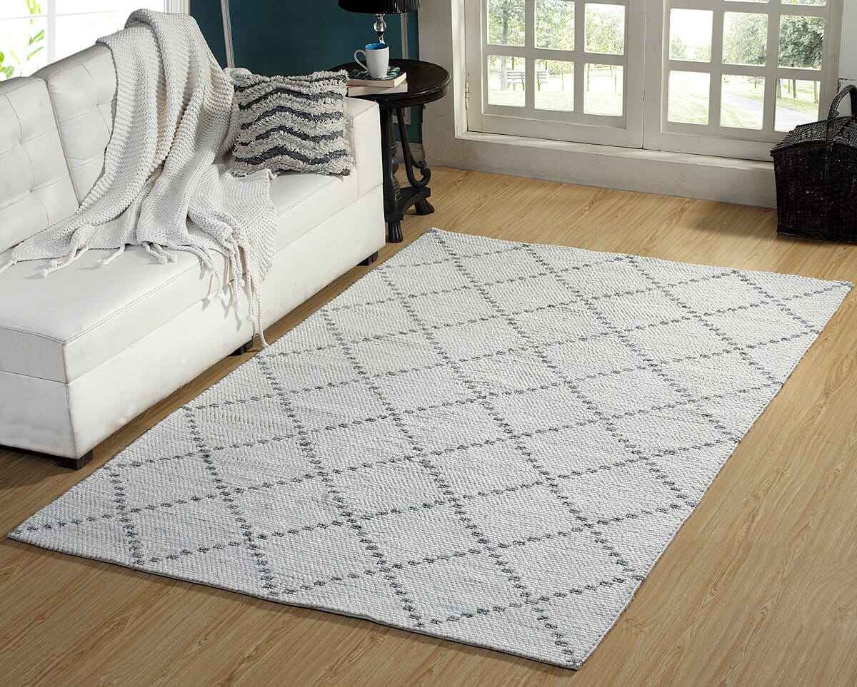 Dynamic Zest 40809 Grey Geometric Area Rug