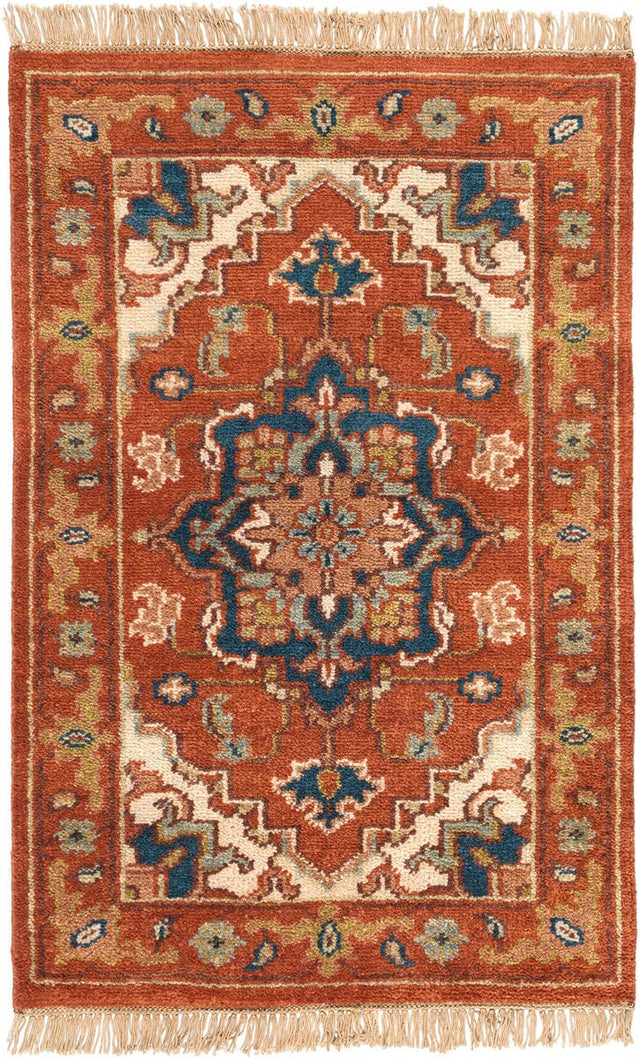 Surya Zeus zeu-7805 Rust / Beige / Peach / Gold Rugs.