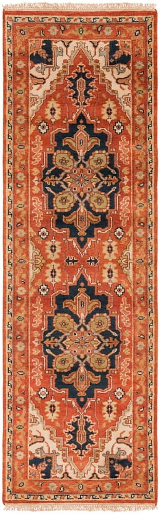 Surya Zeus zeu-7805 Rust / Beige / Peach / Gold Rugs.