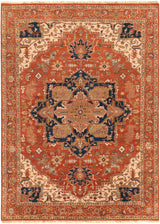 Surya Zeus zeu-7805 Rust / Beige / Peach / Gold Rugs.
