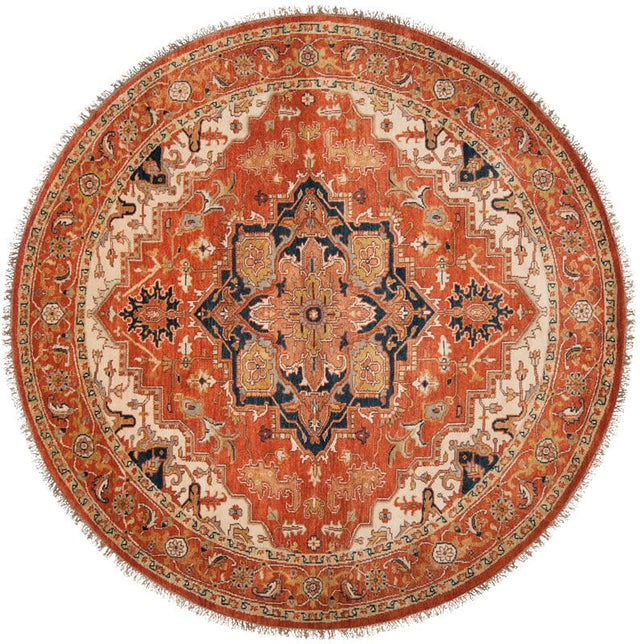 Surya Zeus zeu-7805 Rust / Beige / Peach / Gold Rugs.