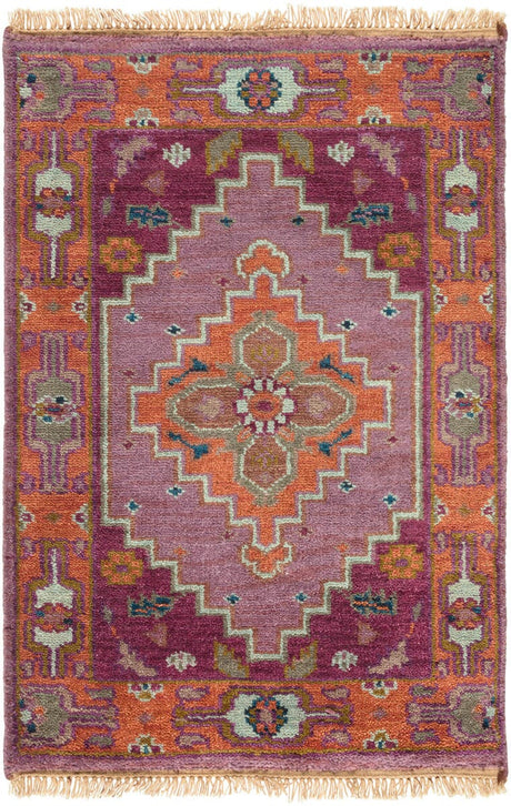 Surya Zeus Zeu-7820 Eggplant / Rust / Gold / Navy Rugs.