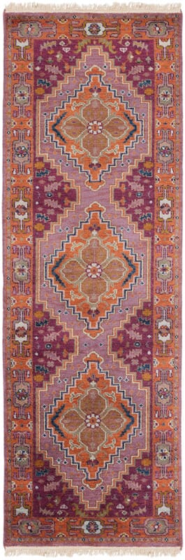 Surya Zeus Zeu-7820 Eggplant / Rust / Gold / Navy Rugs.