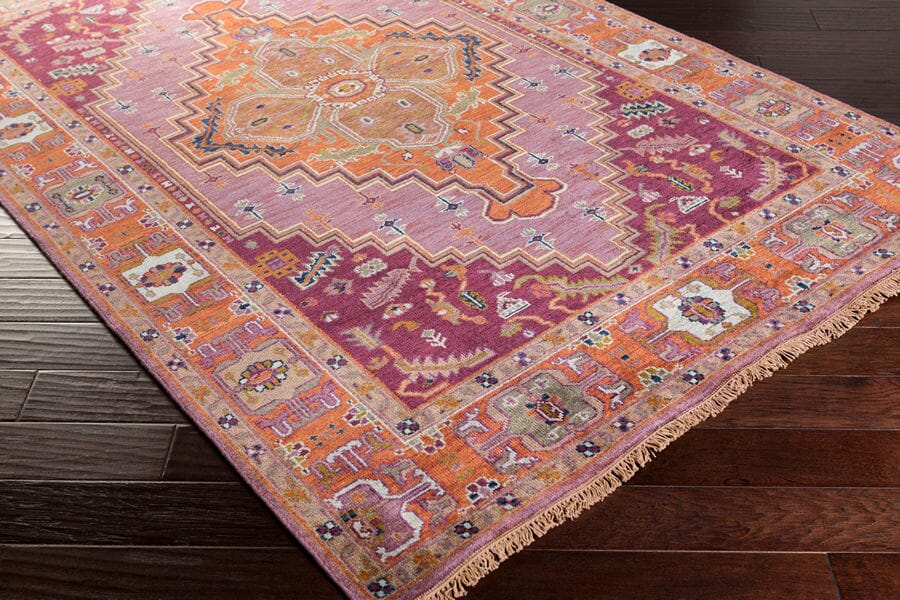 Surya Zeus Zeu-7820 Eggplant / Rust / Gold / Navy Rugs.