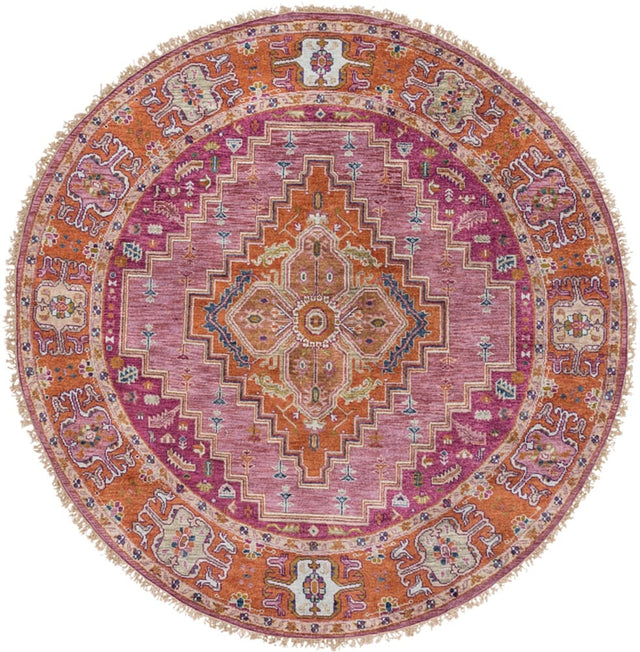 Surya Zeus Zeu-7820 Eggplant / Rust / Gold / Navy Rugs.