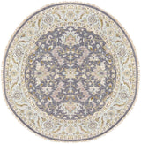 Surya Zeus Zeu-7825 Charcoal / Sky Blue / Olive / Ivory Rugs.