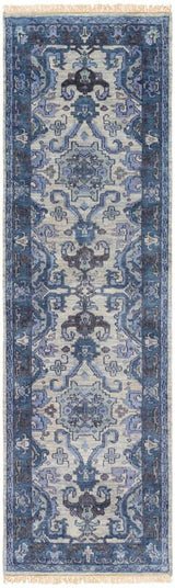 Surya Zeus Zeu-7828 Ivory, Navy, Charcoal, Black Rugs.