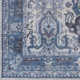 Surya Zeus Zeu-7828 Ivory, Navy, Charcoal, Black Rugs.