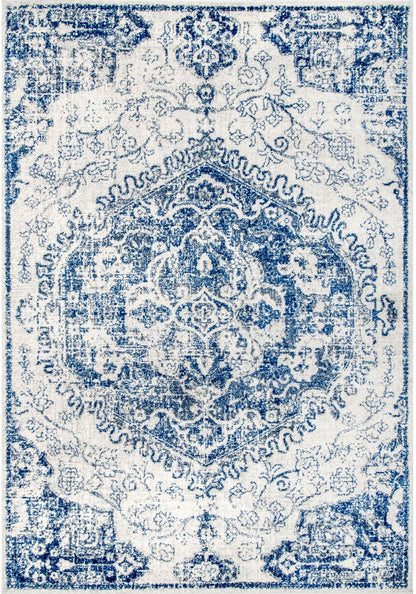 Nuloom Vintage Maranda Nvi3149B Blue Area Rug