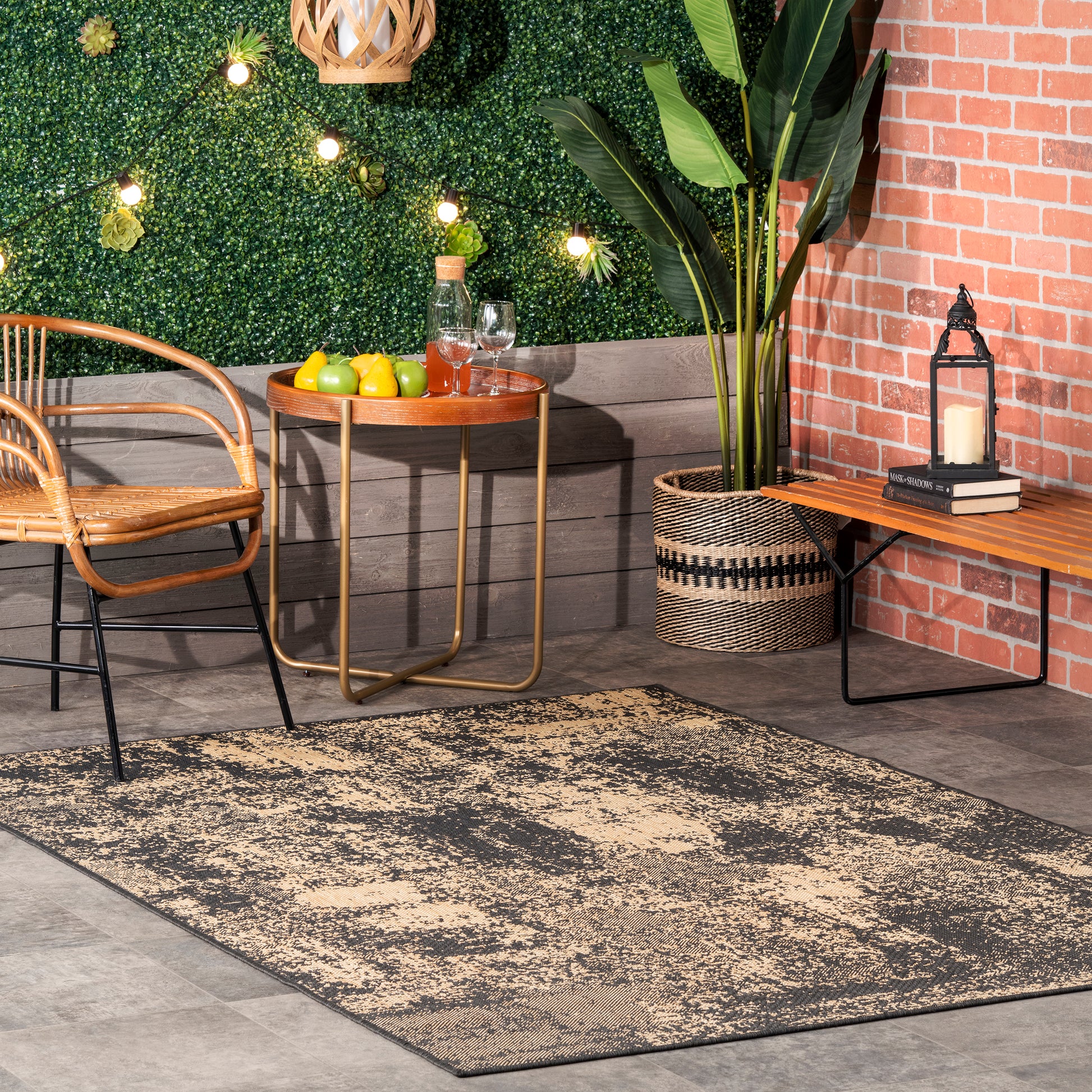 Nuloom Maeve Mottled Nma1780B Charcoal Area Rug