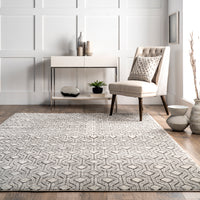 Nuloom Reeva Transitional Nre3244A Beige Area Rug