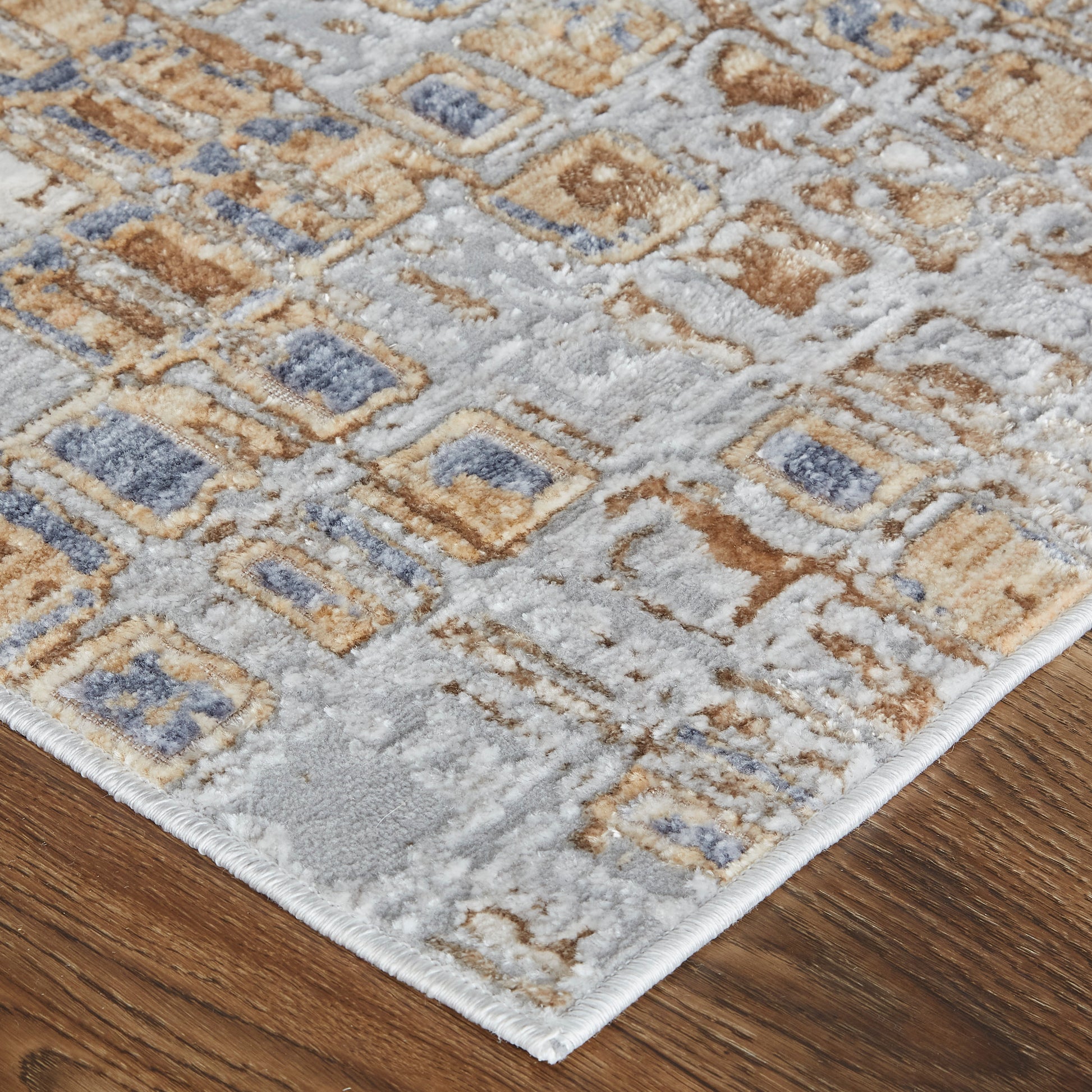 Feizy Laina 39G0F Beige/Gray Area Rug