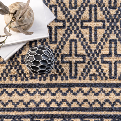 Nuloom Lorelei Trellis Nlo2821A Blue Area Rug