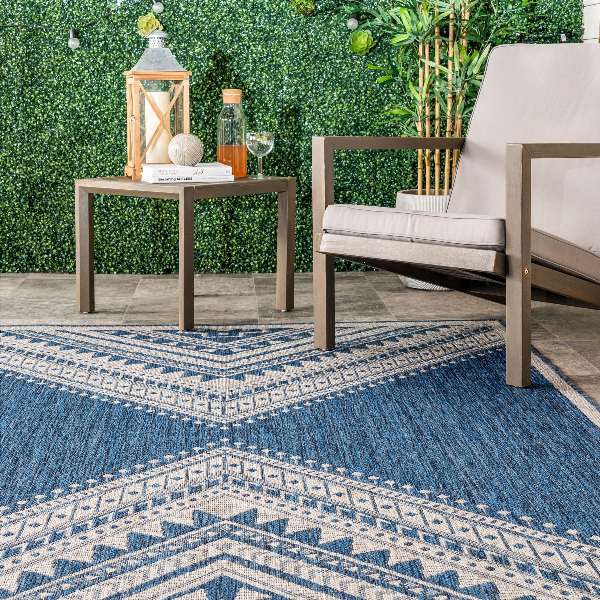 Nuloom Landry Aztec Nla1789B Blue Area Rug