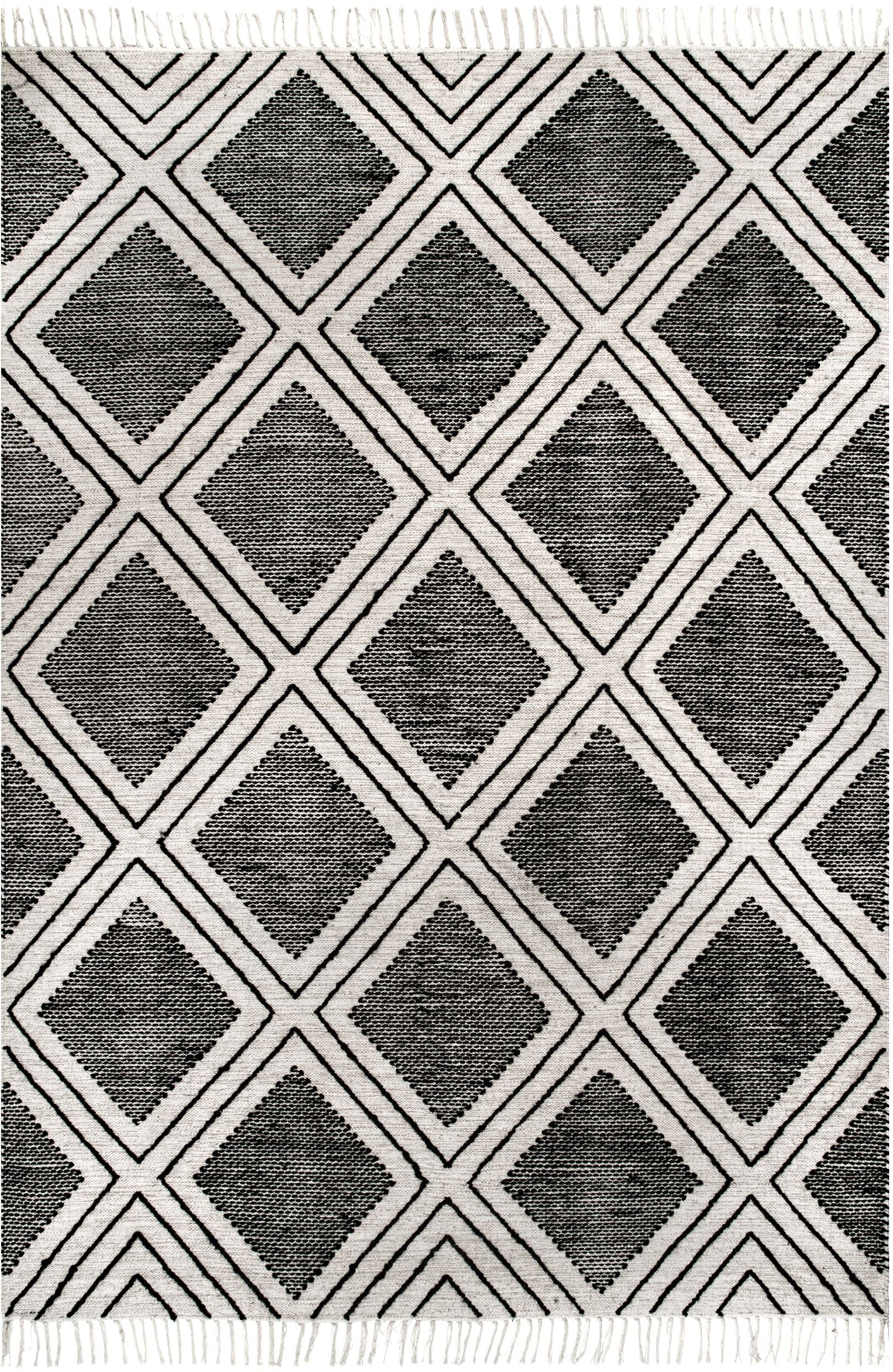 Nuloom Ailey Trellis Nai3408A Black Area Rug