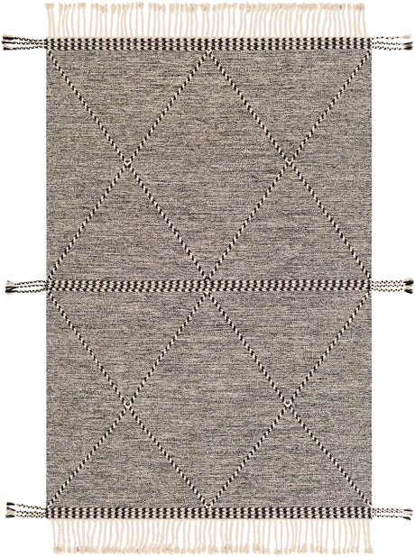 Surya Zanafi Znf-2301 Black, Cream Rugs.