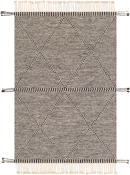 Surya Zanafi Znf-2301 Black, Cream Area Rug